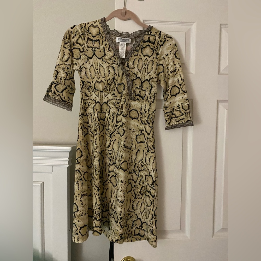 Beautiful snakeskin pattern dress